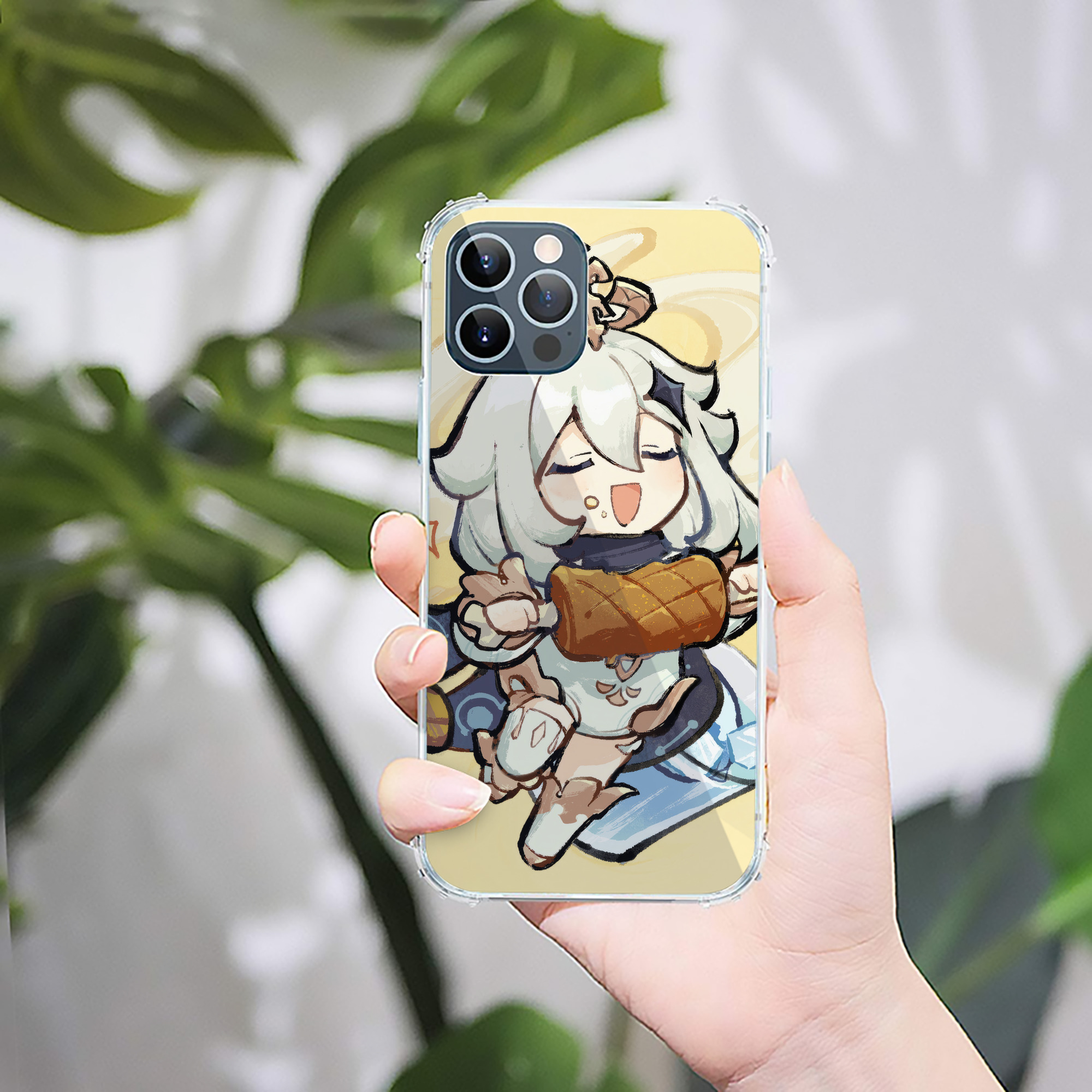 げんし神 genshin 【iPhone 12シリーズ対応】透明スマホケース（クリアソフトケース）